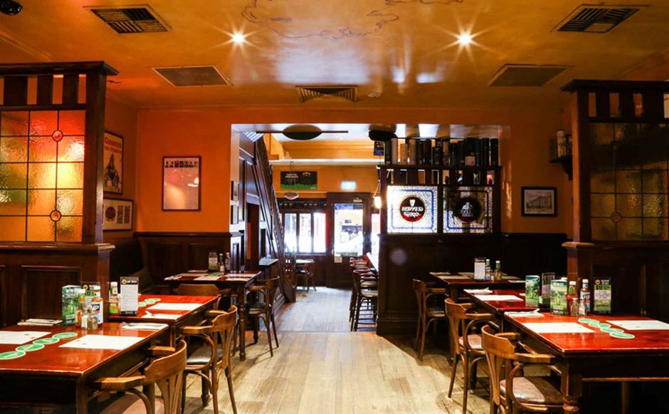 Inner space of Irish Pub